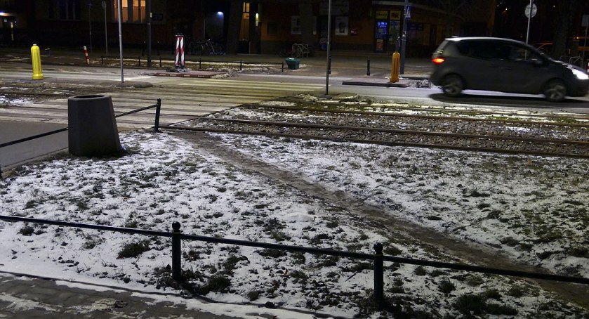 Przejście dla pieszych przy ulicy Słowackiego
