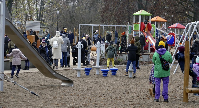 zdjęcie plac zabaw w Parku Żeromskiego 