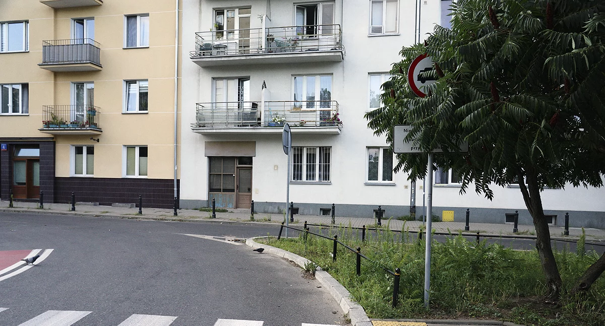 zdjęcie Znak drogowy z ulicy Potockiej