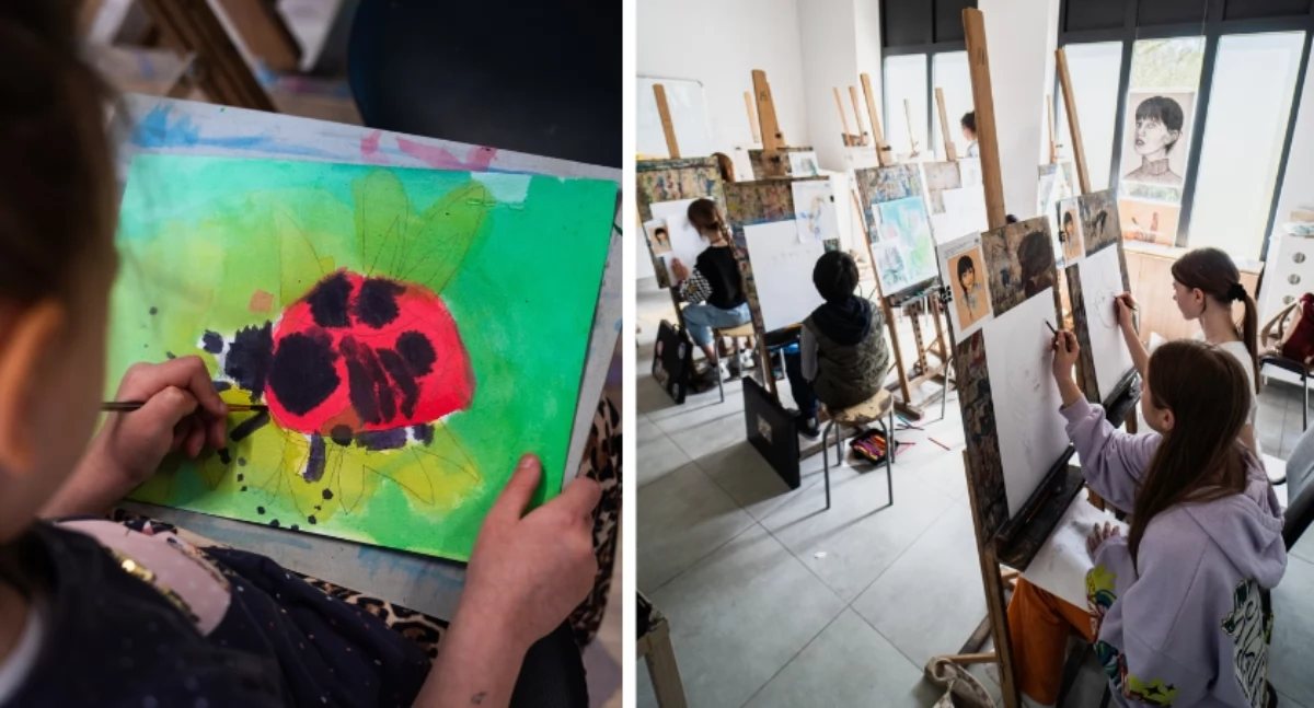 szkoły, Odkryj swoim dziecku artystę rysunku malarstwa najmłodszych SealArt - zdjęcie, fotografia