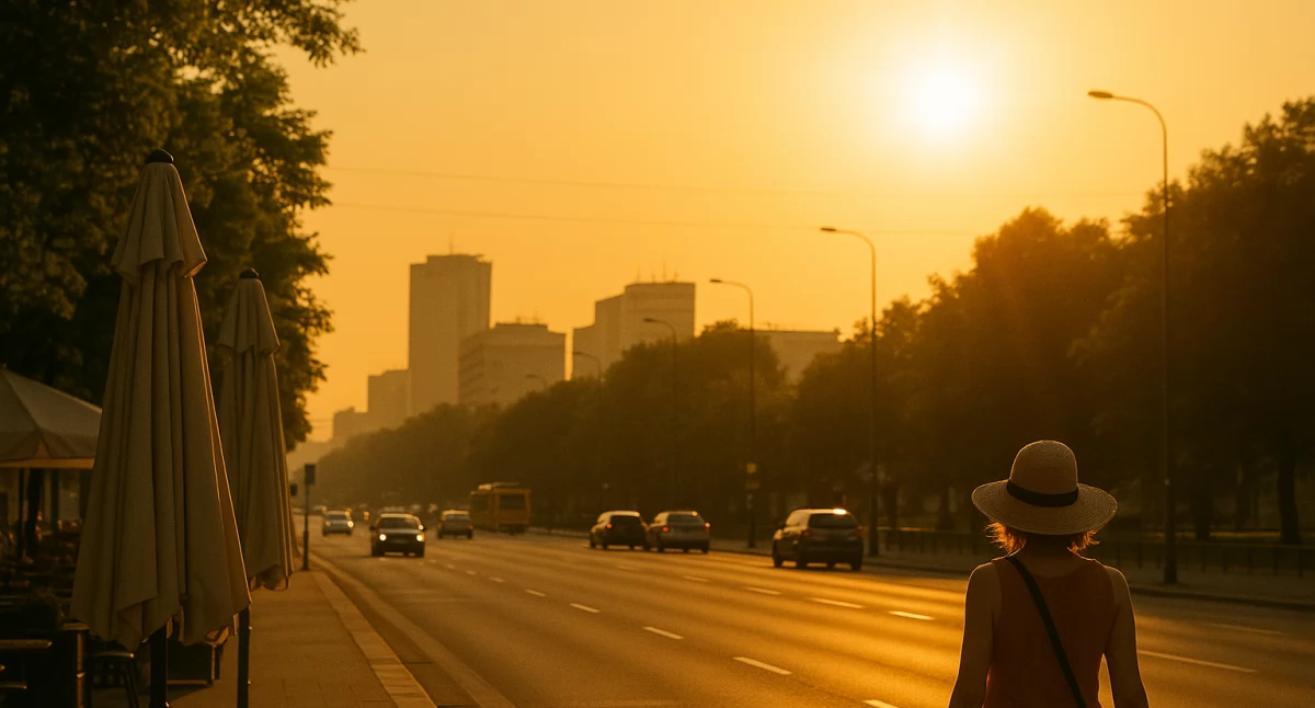 zdrowie, Uwaga! upałów Warszawą! - zdjęcie, fotografia