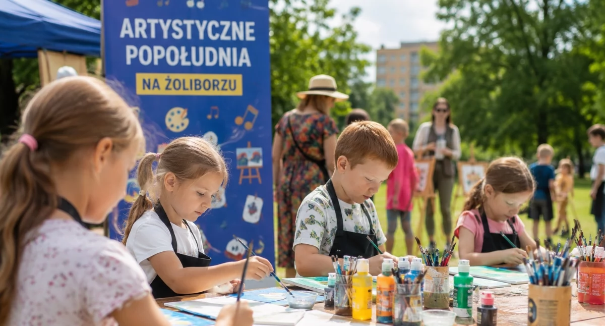 imprezy plenerowe, Artystyczne popołudnia Żoliborzu Rusza letni bezpłatnych wydarzeń - zdjęcie, fotografia