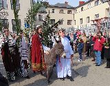 Niedziela palmowa w parafii pod  wezwaniem  św. Stanisława Kostki w Warszawie 13.04.2014.