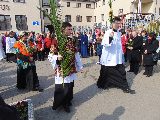 Niedziela palmowa w parafii pod  wezwaniem  św. Stanisława Kostki w Warszawie 13.04.2014.