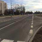 ul. Mickiewicza przy zjeździe na Potok widok w kierunku Pl. Wilsona
