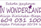 Szkoła językowa IN WONDERLAND Alicja Zielińska-Biegaj